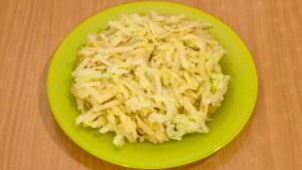 куриная печень, жаренная с яблоками