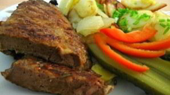 отбивные из печени