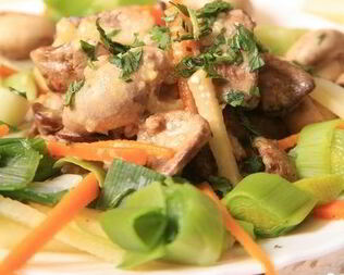 Печень по-итальянски