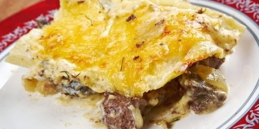 Рецепт печени по-царски с грибами