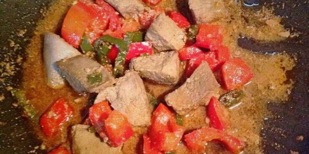 Рецепт печени с болгарским перцем в соевом соусе