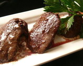 Печень в медовой глазури