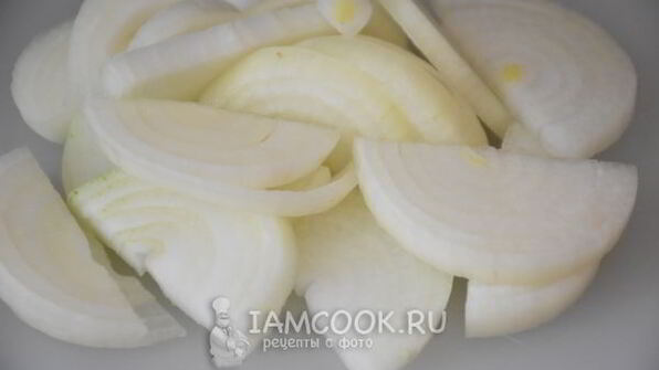 печень жареная с белыми грибами