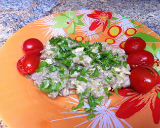 Тушеная говяжья печень