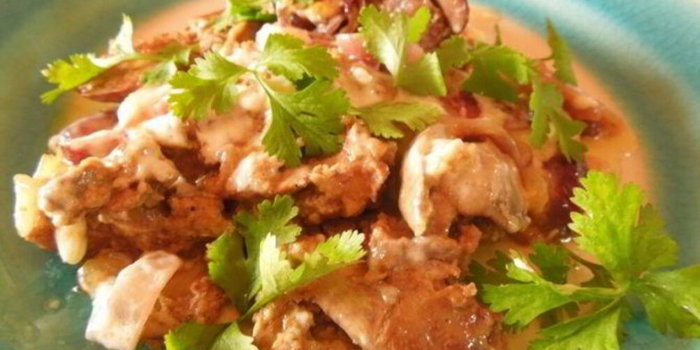 Рецепт тушеной куриной печени в мультиварке