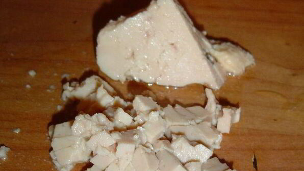 веррины с красной икрой и печенью трески