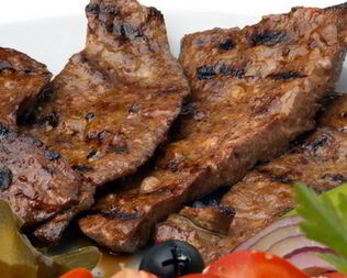 Жареная печень в крахмале