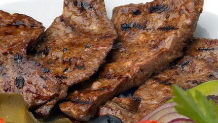 Жареная печень в крахмале