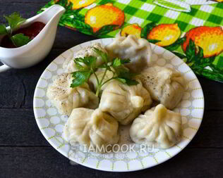 Хинкали с говядиной