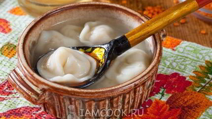 Пельмени с чечевицей