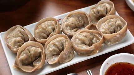 Пельмени с гречкой