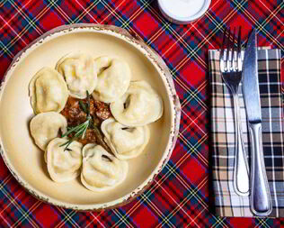 Пельмени с квашеной капустой