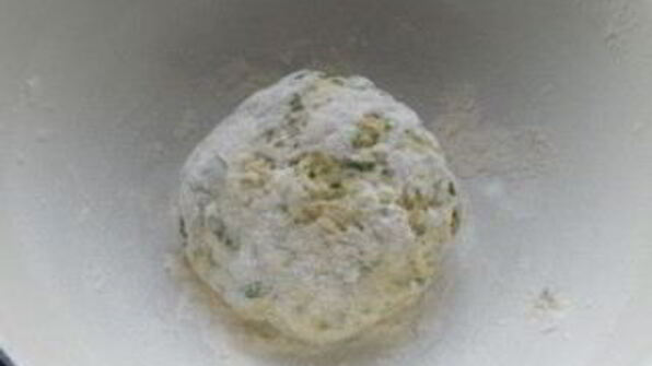 пельмени с зеленью