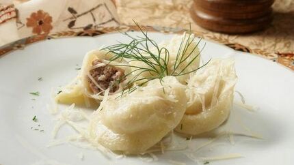 Пельмени сибирские со смешанным фаршем