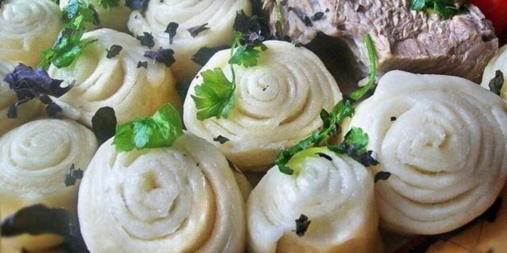 Рецепт слоеных хинкали