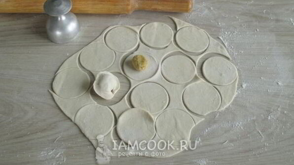 веганские пельмени с фалафелем