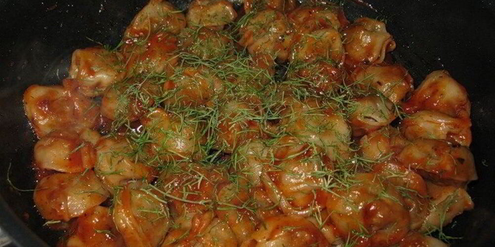 Рецепт вкусных жареных пельменей