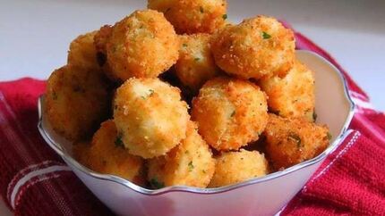 Жареные пельмени