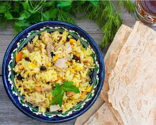 Ароматный бириани с курицей — плов с индийскими специями