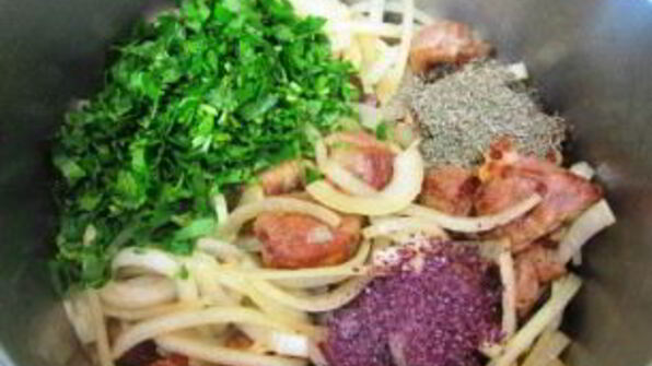 азербайджанский плов с бараниной