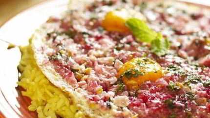 Азербайджанский яичный плов