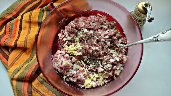 королевский персидский плов с люля-кебабом из баранины