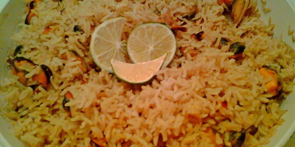 Рецепт паэльи с мидиями