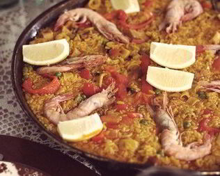 Паэлья с морепродуктами