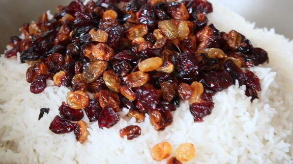 персидский сладкий плов с картофелем