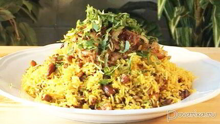 Плов индийский без мяса