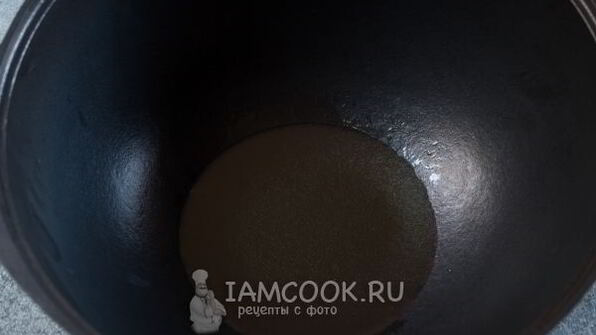 плов из бурого риса с курицей