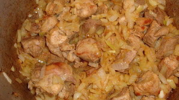 плов с айвой