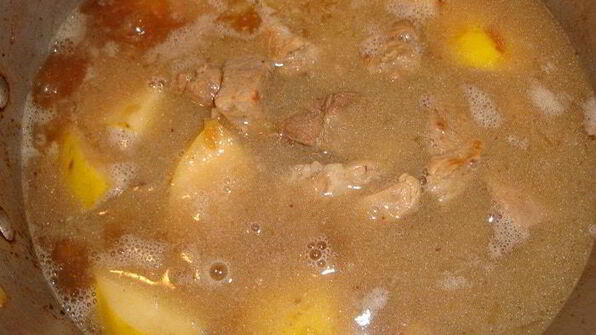 плов с айвой