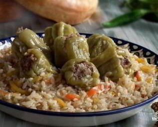 Плов с болгарским перцем