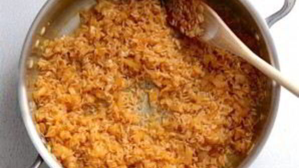 плов с горохом нут