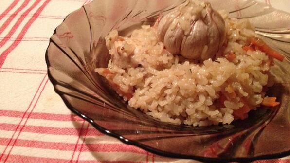 плов с курицей