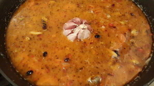 плов с мидиями