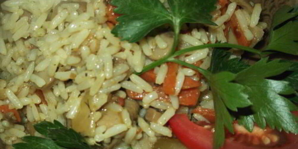 Рецепт плова с шампиньонами