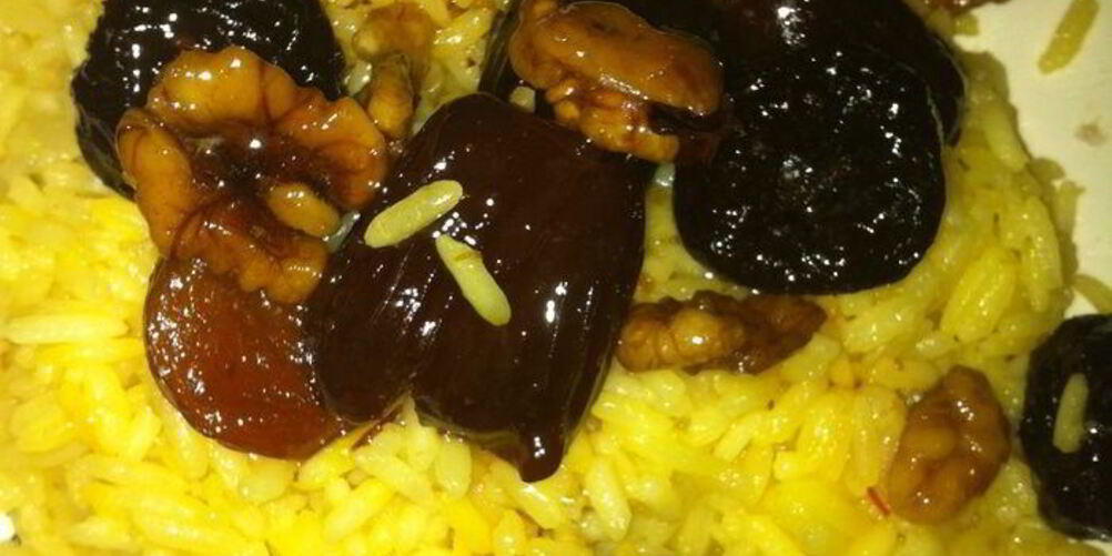 Рецепт плова с сухофруктами