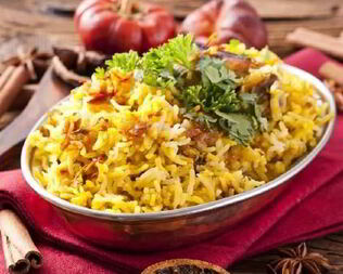 Плов с тыквой и морковью