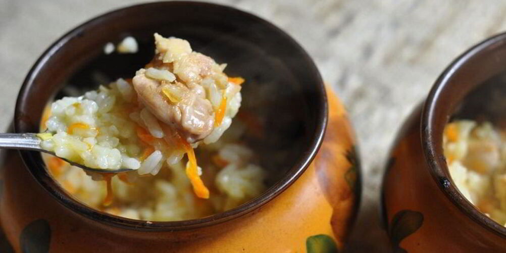 Рецепт плова в горшочках