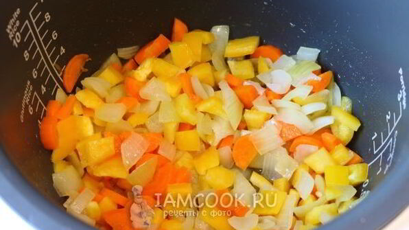 постный плов с грибами в мультиварке