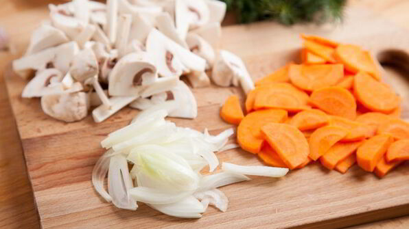 постный плов с грибами