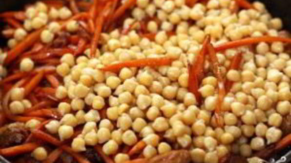 узбекский плов с нутом