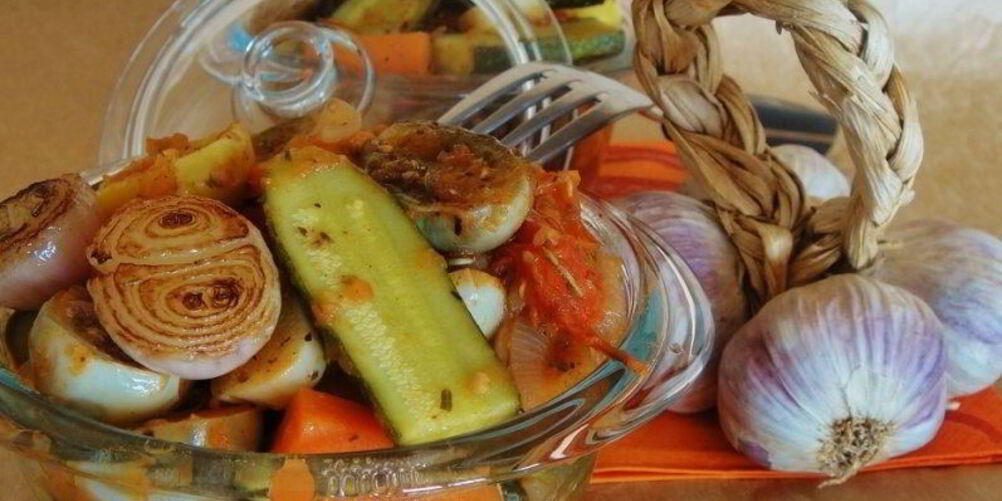 Рецепт диетического овощного рагу