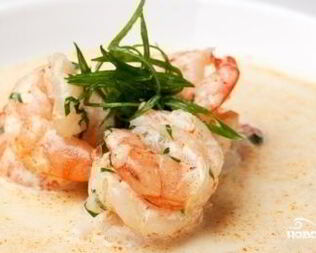 Фрикасе из креветок