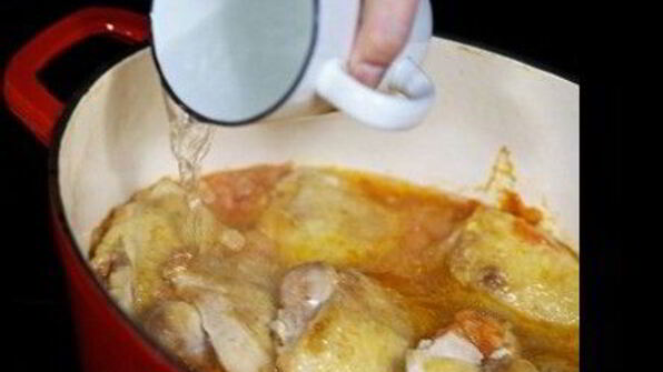 куриное рагу с цветной капустой и помидорами