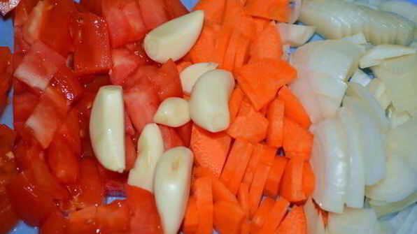 мясное рагу с овощами