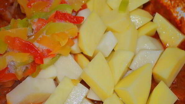 мясное рагу с овощами