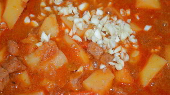 мясное рагу с овощами